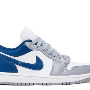 Nike White and Blue Athletic Shoes